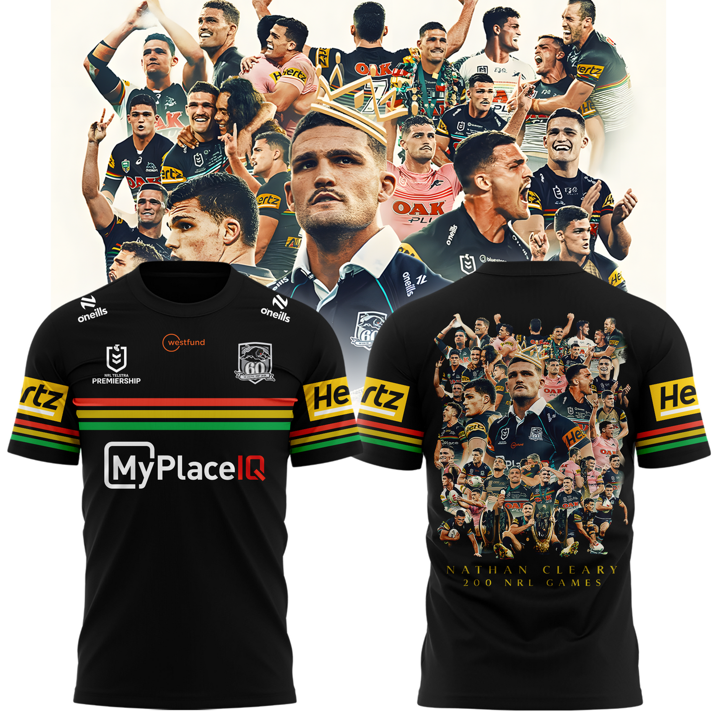 Nathan Cleary 200 NRL Games T-shirt