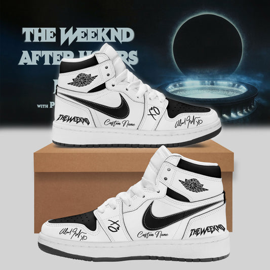 The Weeknd _ After Hours Till Dawn Tour Signature Limited Edition Custom AJ1 Sneakers