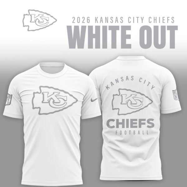 Kansas City Chiefs 2026 White Out Limited Edition Shirt
