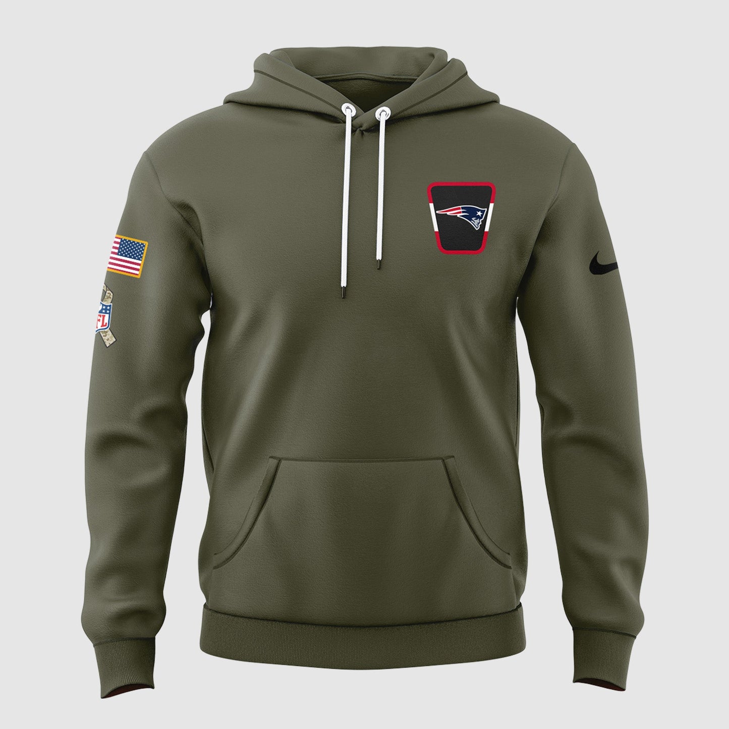Special New New England Patriots Salute to Service 2025 Hoodie