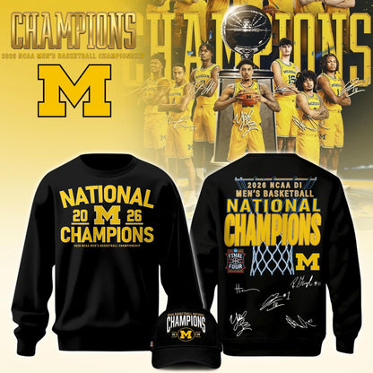 MICH Champions NCAA DI Basketball 2026 Sweatshirt Limited Edition
