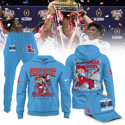 Ole Miss Rebels 2026 Sugar Bowl Champions Limited Edition Combo Hoodie