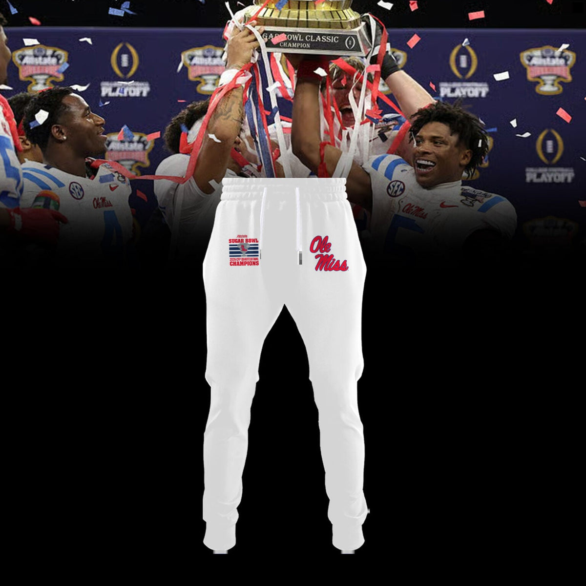 Ole Miss Rebels 2026 Sugar Bowl Champions Limited Edition Combo T-Shirt