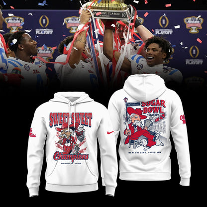 Ole Miss Rebels 2026 Sugar Bowl Champions Limited Edition Combo Hoodie