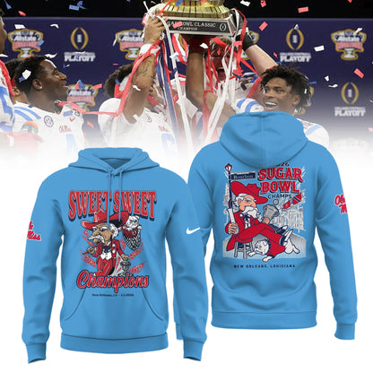 Ole Miss Rebels 2026 Sugar Bowl Champions Limited Edition Combo Hoodie