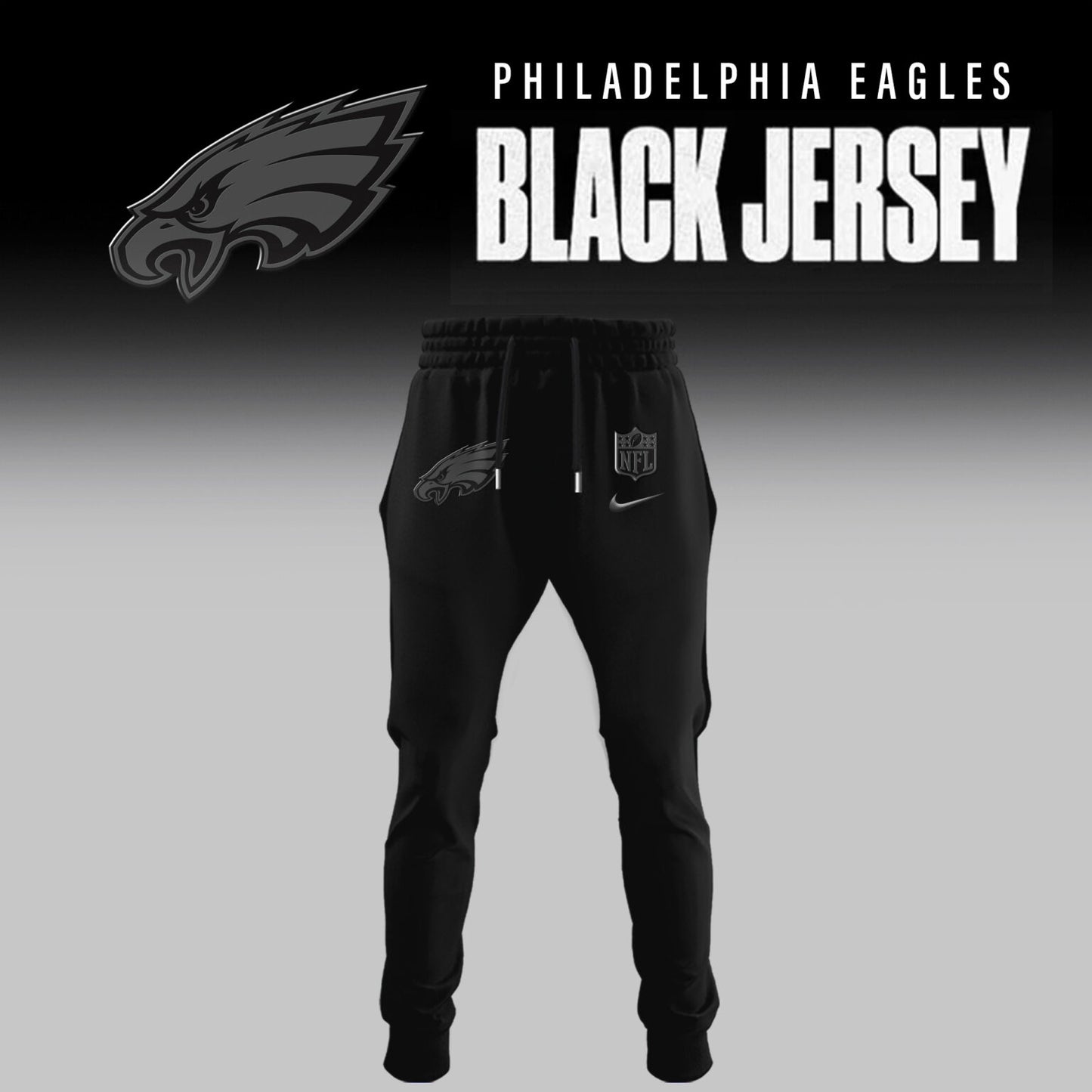 Philadelphia Eagles Back In Black Limited Edition Combo Hoodie
