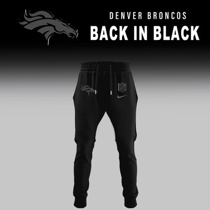 Denver Broncos 2025 Back In Black Limited Edition Combo TShirt