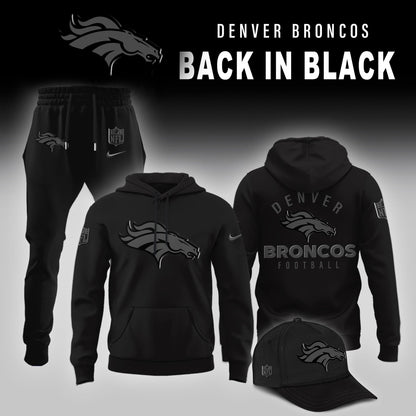 Denver Broncos 2025 Back In Black Limited Edition Combo Hoodie