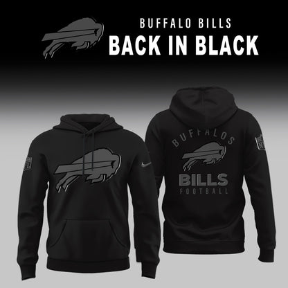 Buffalo Bills Back In Black Limited Edition Combo Hoodie