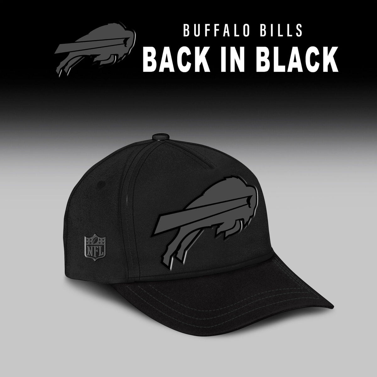 Buffalo Bills Back In Black Limited Edition Combo Hoodie