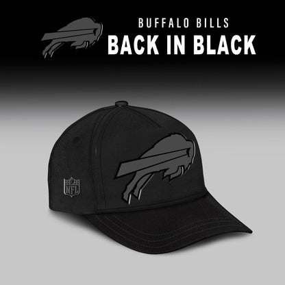 Buffalo Bills Back In Black Half Zip Hoodie