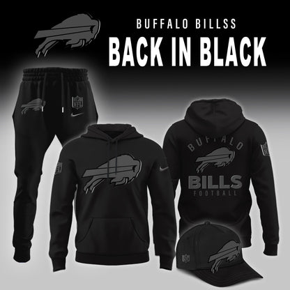 Buffalo Bills Back In Black Limited Edition Combo Hoodie