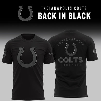 Indianapolis Colts 2025 Back In Black Limited Edition Combo TShirt