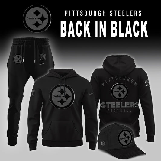 Pittsburgh Steelers 2025 Back In Black Limited Edition Combo Hoodie