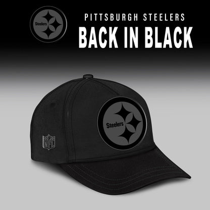 Pittsburgh Steelers Back In Black Half Zip Hoodie