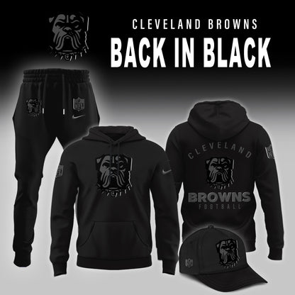 Cleveland Browns Back In Black Limited Edition Hoodie