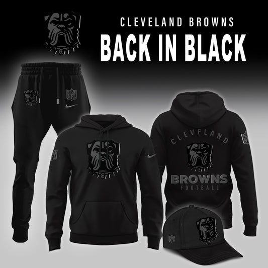 Cleveland Browns Back In Black Limited Edition Hoodie