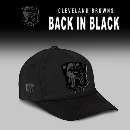 Cleveland Browns Back In Black Half Zip Hoodie