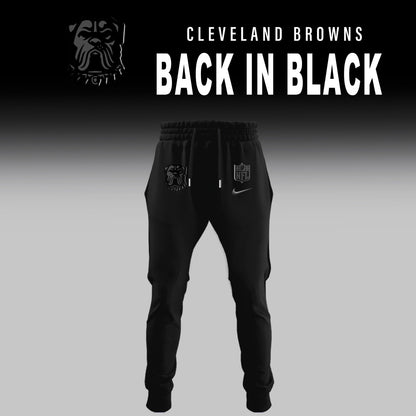 Cleveland Browns Back In Black Limited Edition Half Zip
