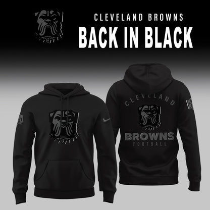 Cleveland Browns Back In Black Limited Edition Hoodie
