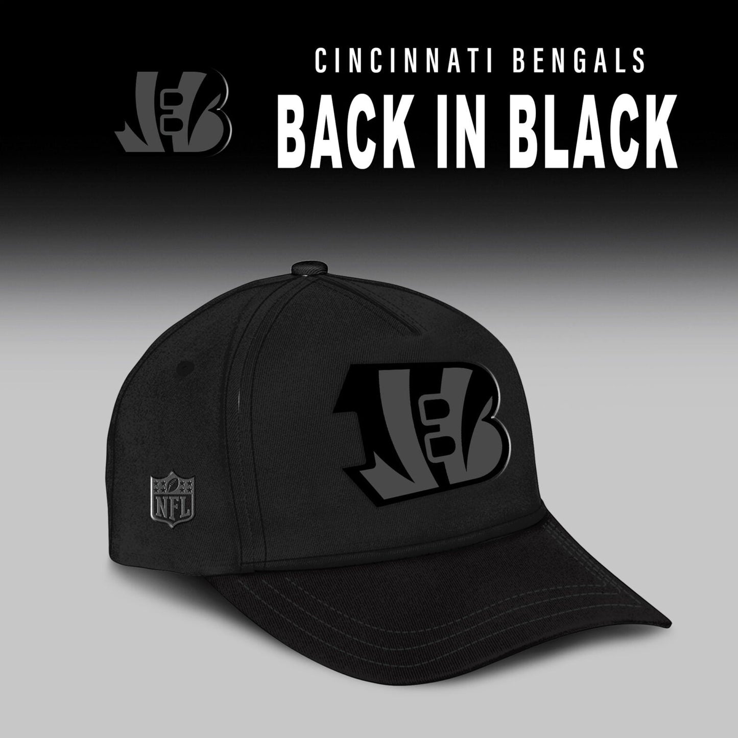 Cincinnati Bengals 2025 Back In Black Limited Combo TShirt