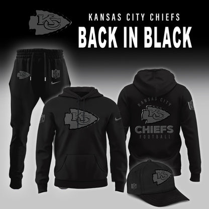 Kansas City Chiefs 2025 Back In Black Limited Edition Combo Hoodie