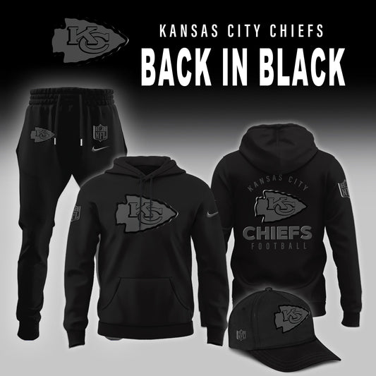 Kansas City Chiefs 2025 Back In Black Limited Edition Combo Hoodie
