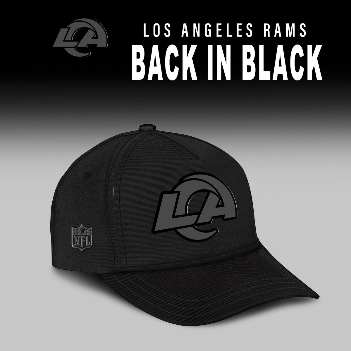 Los Angeles Rams 2025 Back In Black Limited Edition Combo Hoodie