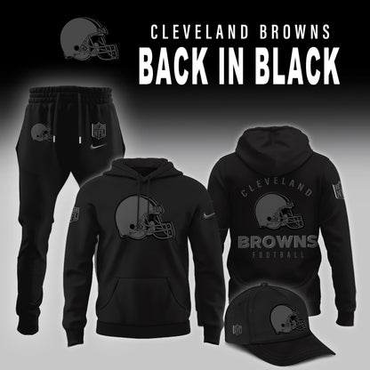 Cleveland Browns Back In Black Limited Edition Hoodie