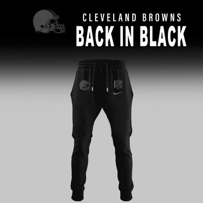 Cleveland Browns Back In Black Limited Edition Hoodie