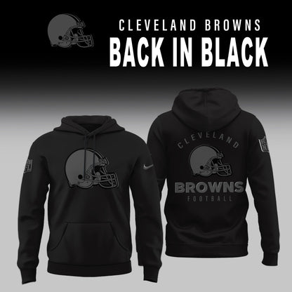 Cleveland Browns Back In Black Limited Edition Hoodie