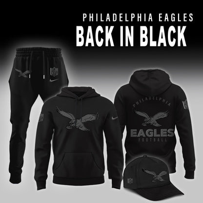 Philadelphia Eagles Back In Black Limited Edition Combo Hoodie