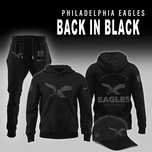 Philadelphia Eagles Back In Black Limited Edition Combo Hoodie