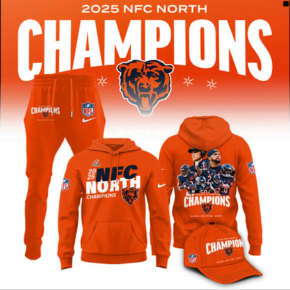 Kings of the North - Chicago Bears Champions NFC North Hoodie