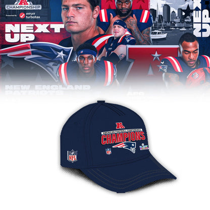 New England Patriots 2025 AFC Conference Champions T-shirt