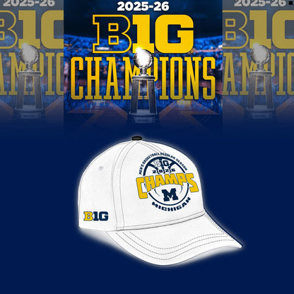 Michigan Men’s Basketball 2026 Big Ten Regular Season Title T-Shirt