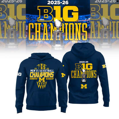 Michigan Men’s Basketball 2026 Big Ten Regular Season Title Hoodie
