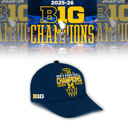 Michigan Men’s Basketball 2026 Big Ten Regular Season Title Hoodie