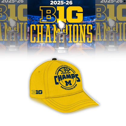 Michigan Men’s Basketball 2026 Big Ten Regular Season Title T-Shirt