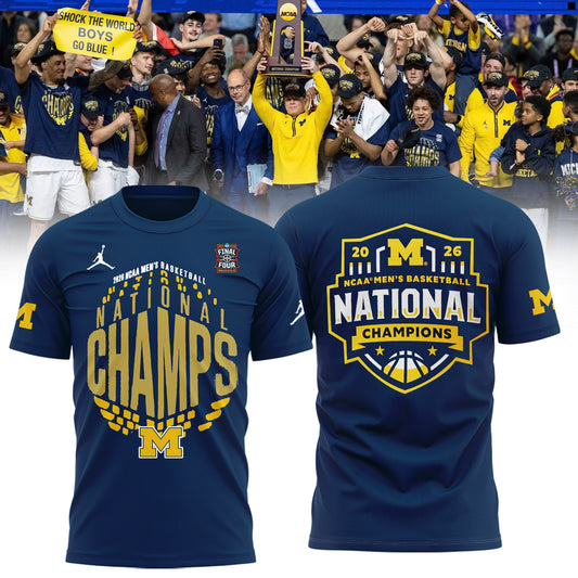 🏆️Michigan Wolverines – 2026 National Champions T Shirt