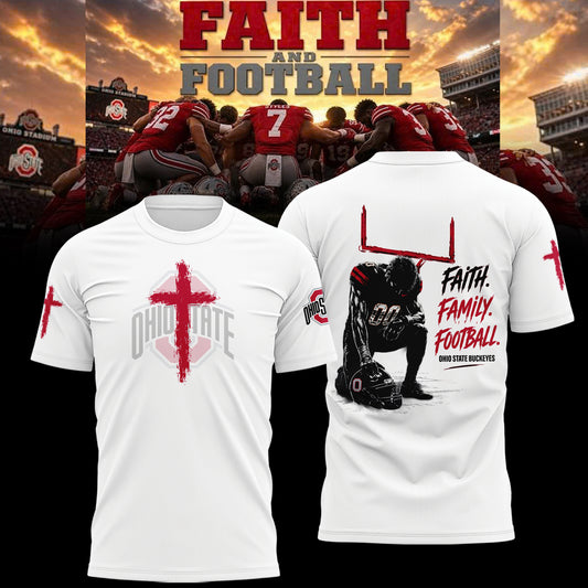Ohio State Buckeyes FAITH FAMILY FOOTBALL 2026 Limited Edition Shirt