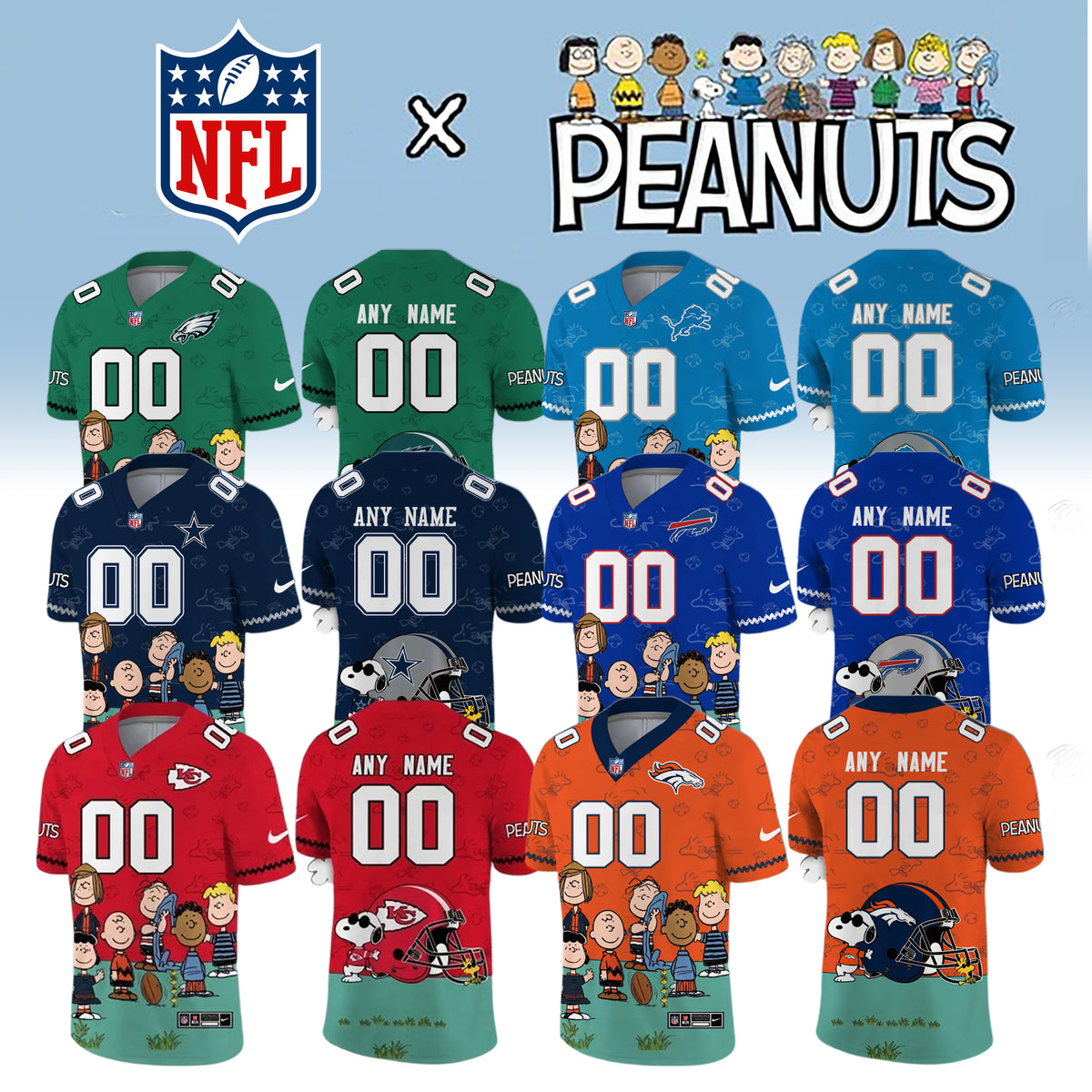 All Team NFL x Peanuts 2026 Limited Football Jersey