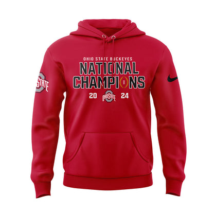 Ohio State Football College Football Playoff National Champions Red Hoodie