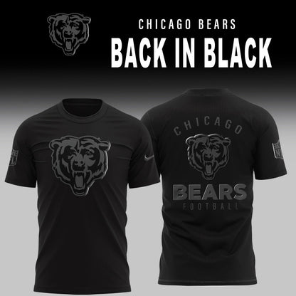 Chicago Bears 2025 Back In Black Limited Edition Combo TShirt