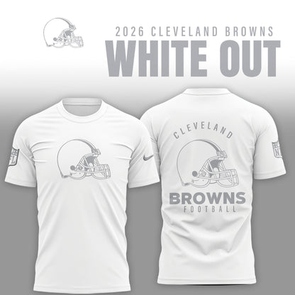 Cleveland Browns 2026 White Out Limited Edition Shirt