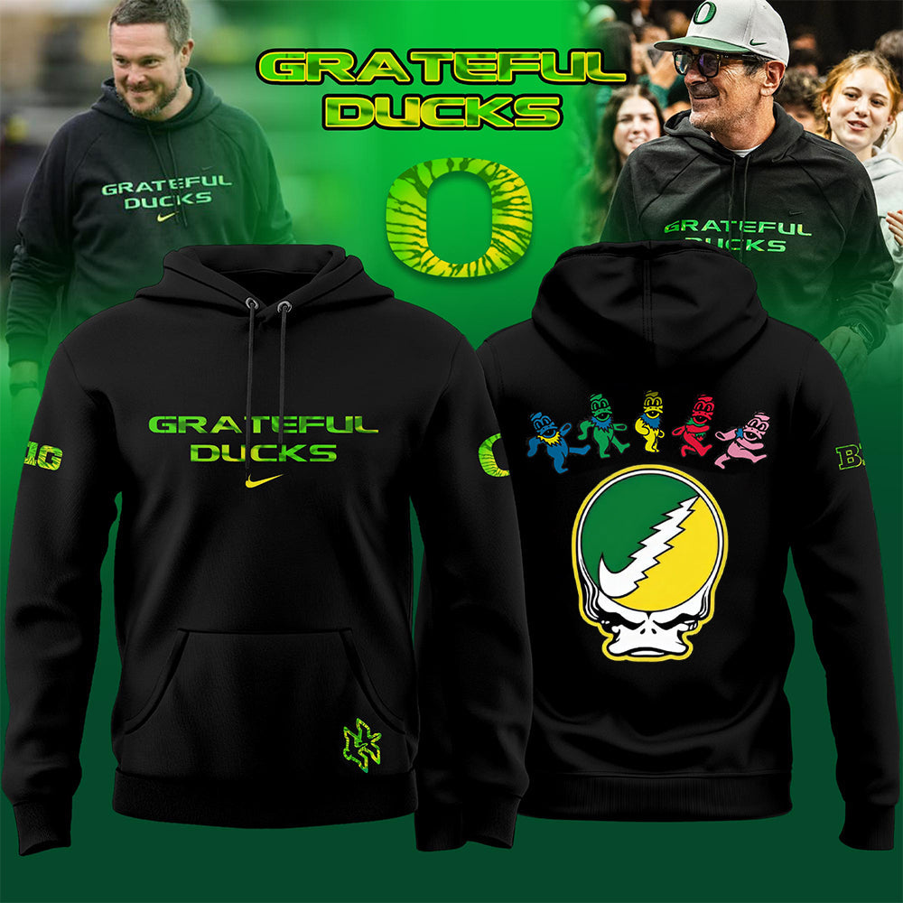 Oregon Ducks Grateful Dead 2025 Special Editions Combo Hoodie
