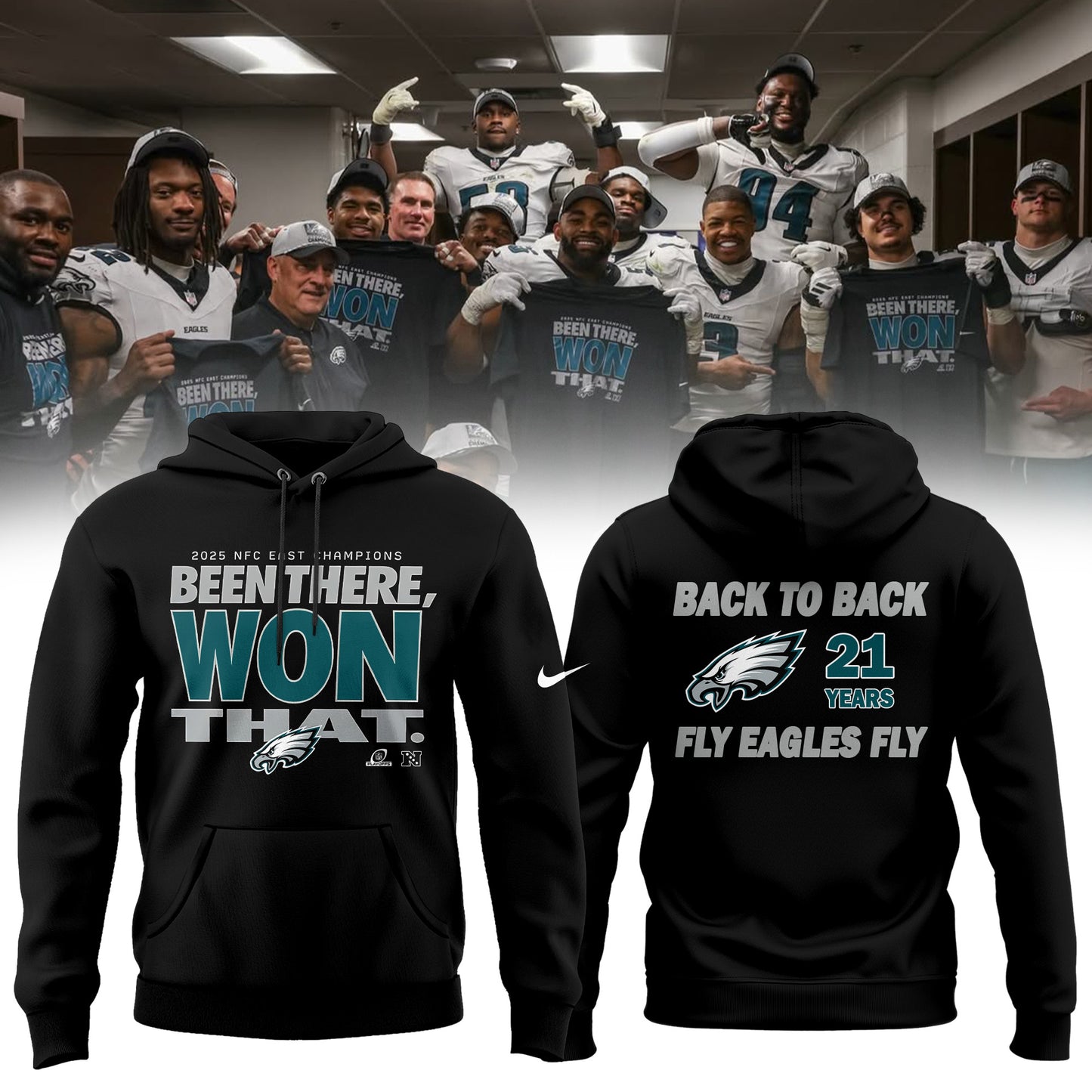 Philadelphia Eagles – NFC East Champions 2025 Collection