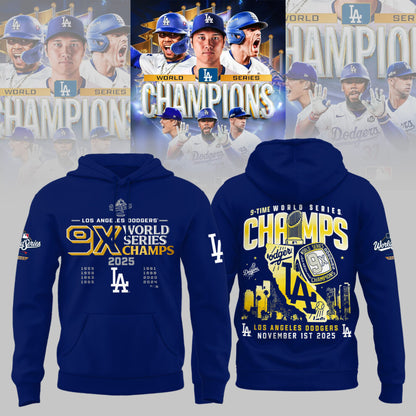 Los Angeles Dodgers x World Series Champion 2025 Hoodie Limited Edition