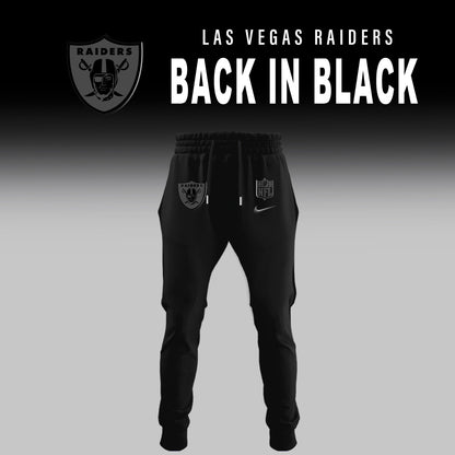 Las Vegas Raiders Back In Black Limited Edition Hoodie