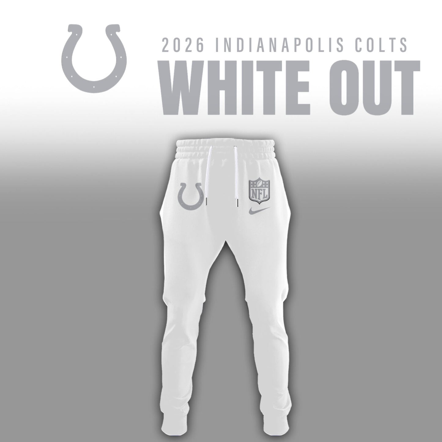 Indianapolis Colts 2026 White Out Limited Edition Shirt
